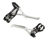 Litepro LP UltraLevers CNC Folding Bike Road Bike Small Wheel V Brake Lever, Silver Black